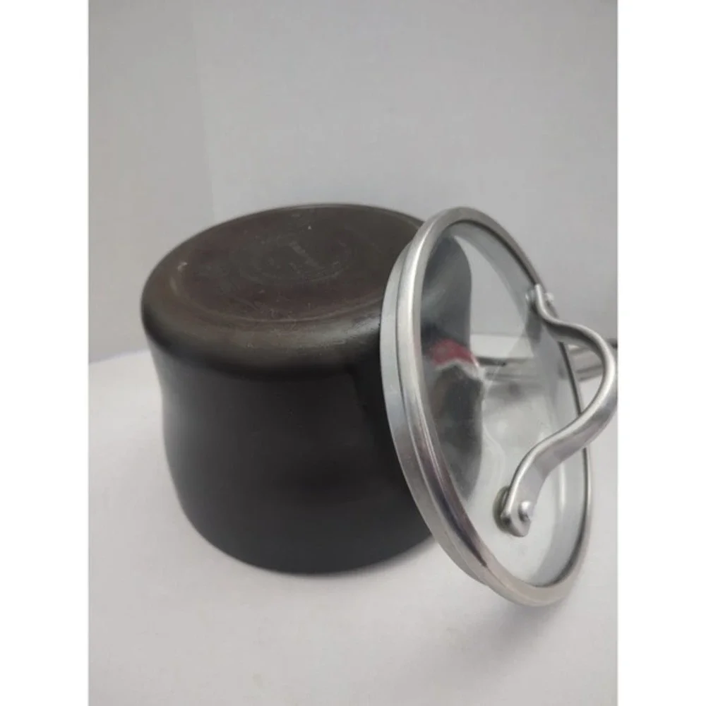 Kirkland Signature 2qt Saucepan Anodized Nonstick‎ Aluminum Sauté Pot & Lid